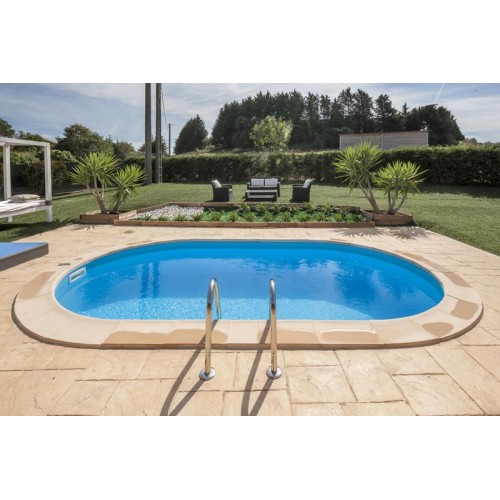 Piscina supraterana Oval Madagascar 600x320x150 cm